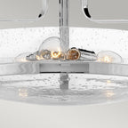 Harper 3 Light Medium Semi-Flush