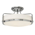 Harper Medium Semi-Flush Mount Ceiling Light (Polished Chrome)