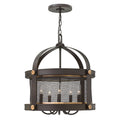 Huntersfield 1-Light Outdoor Hanging Lantern (Black Finish)