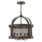 Huntersfield 1-Light Outdoor Hanging Lantern (Black Finish)