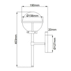 Hollis 1 Light Wall Light 3