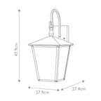 Huntersfield 2 Light Medium Wall Lantern