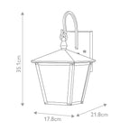 Huntersfield 1 Light Small Wall Lantern