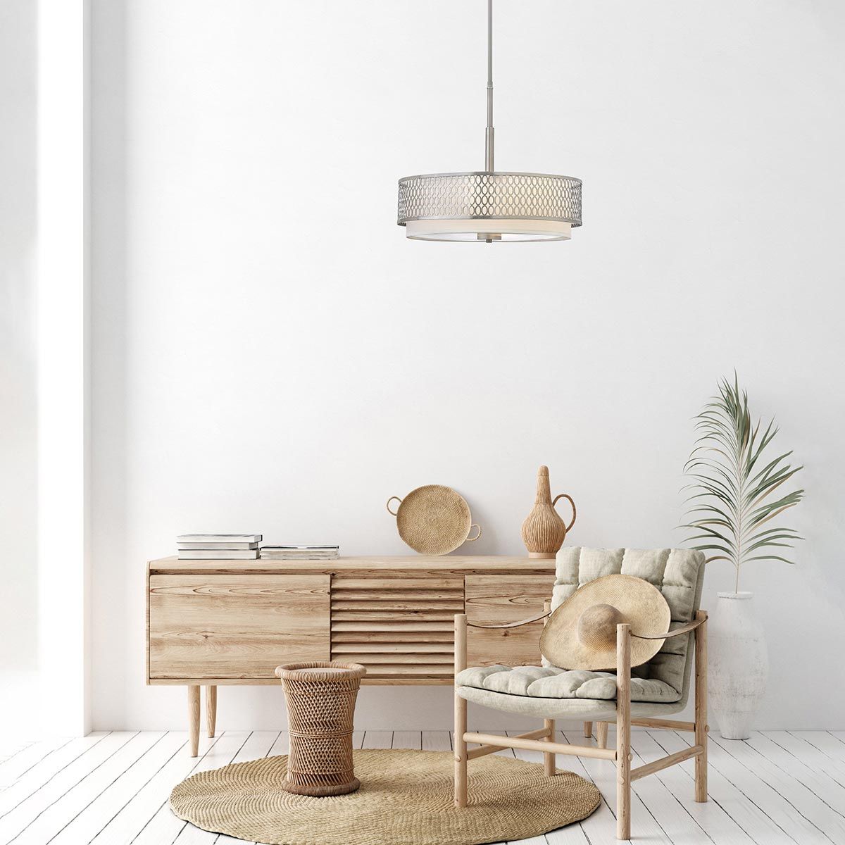 Jules 3 Light Pendant / Semi-Flush