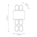 Jules 2 Light Wall Light