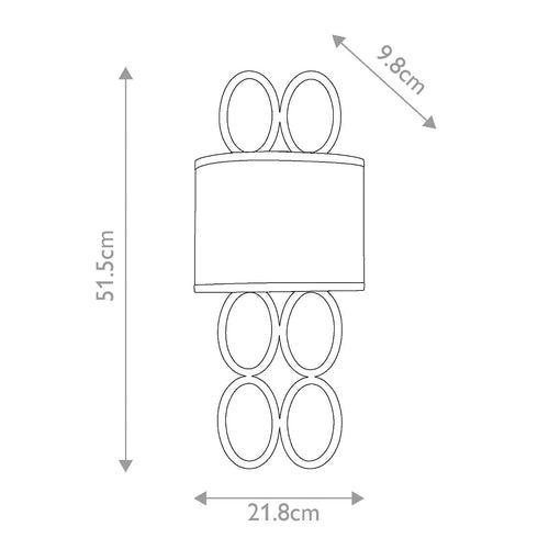Jules 2 Light Wall Light