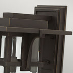 Manhattan Large Outdoor Wall Lantern (Oil Rubbed Bronze)