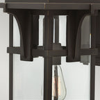Manhattan Large Outdoor Wall Lantern (Oil Rubbed Bronze)