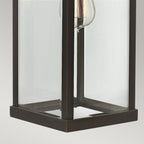 Manhattan Large Outdoor Wall Lantern (Oil Rubbed Bronze)