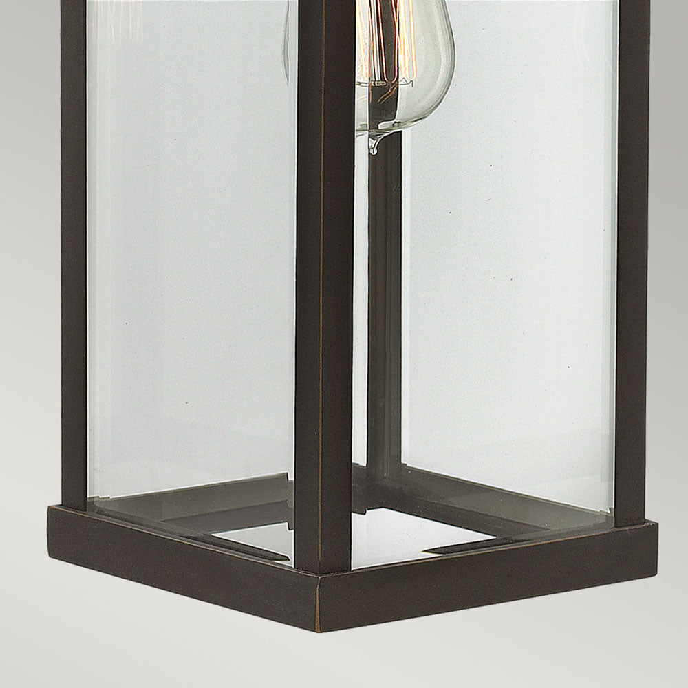 Manhattan Large Outdoor Wall Lantern (Oil Rubbed Bronze)