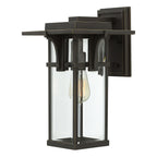 Manhattan Medium Outdoor Wall Lantern (Oil Rubbed Bronze)