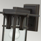 Manhattan Small Outdoor Wall Lantern (Oil Rubbed Bronze)