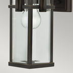 Manhattan Small Outdoor Wall Lantern (Oil Rubbed Bronze)