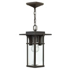 Manhattan 1-Light Hanging Lantern (Oil Rubbed Bronze)