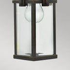 Manhattan 1-Light Hanging Lantern (Oil Rubbed Bronze)