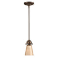 Mayflower 1-Light Mini Pendant Light (Olde Bronze Finish)