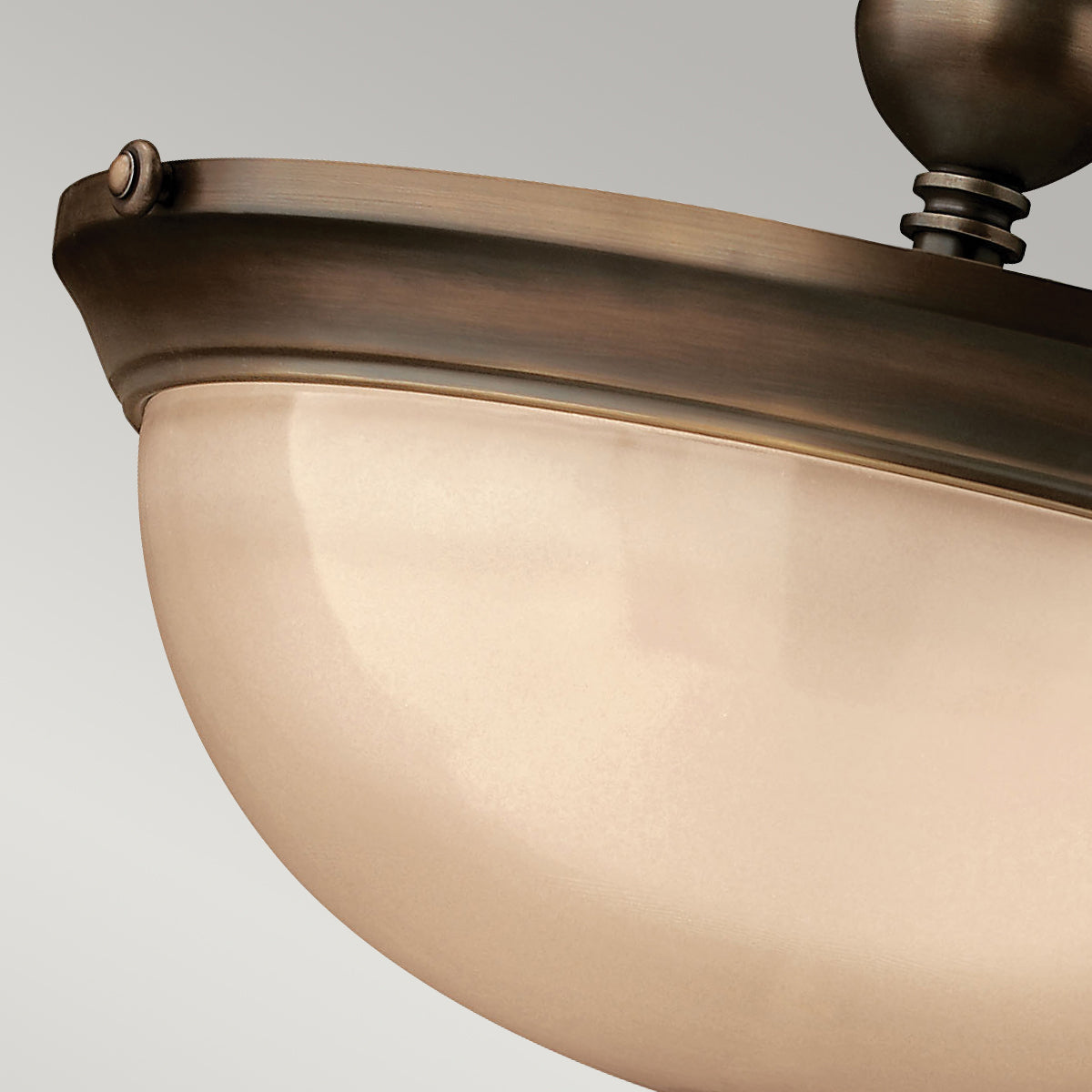 Mayflower 3-Light Semi-Flush Mount (Olde Bronze Finish)