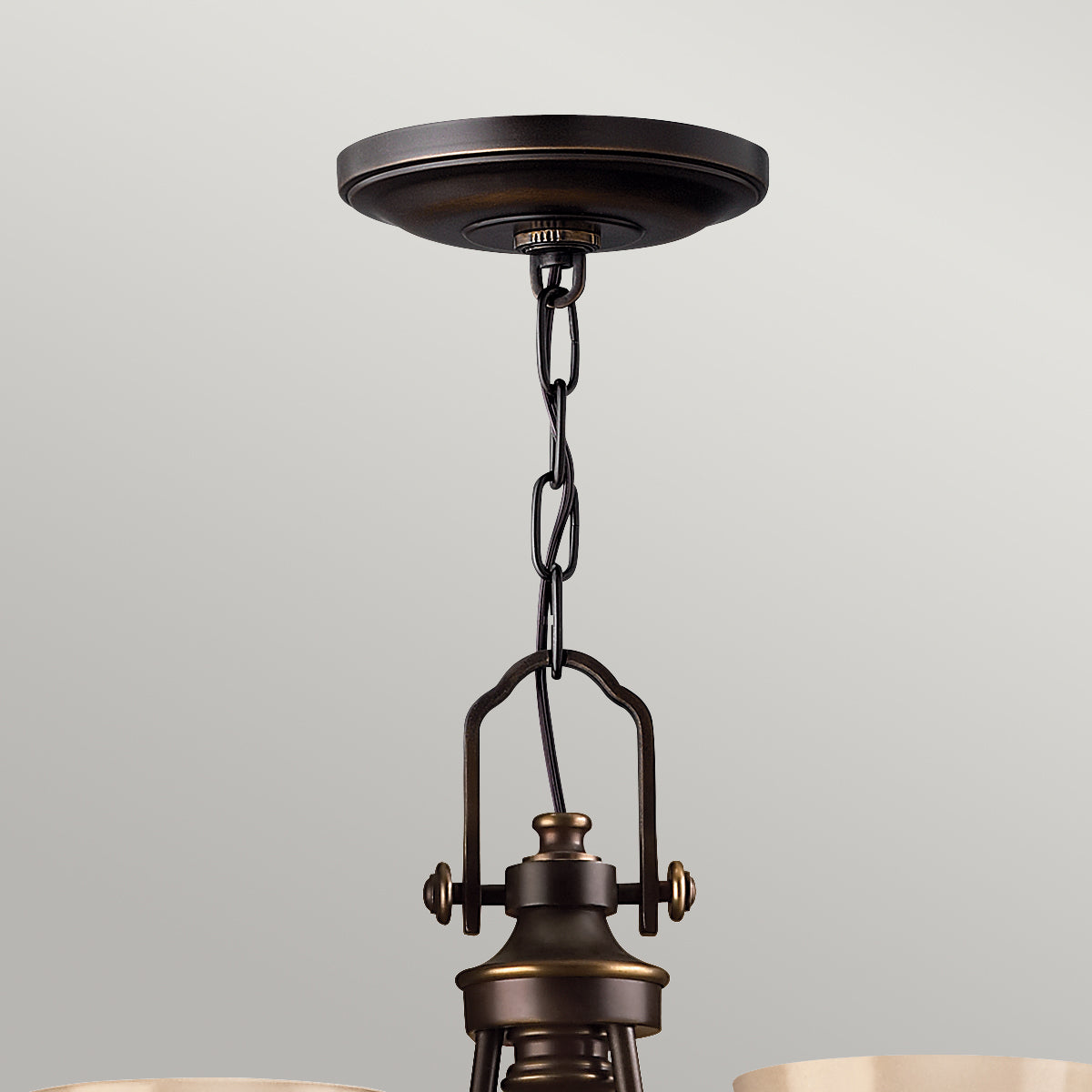 Mayflower 3-Light Chandelier (Olde Bronze Finish)