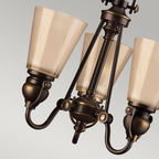 Mayflower 3-Light Chandelier (Olde Bronze Finish)