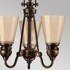 Mayflower 3-Light Chandelier (Olde Bronze Finish)