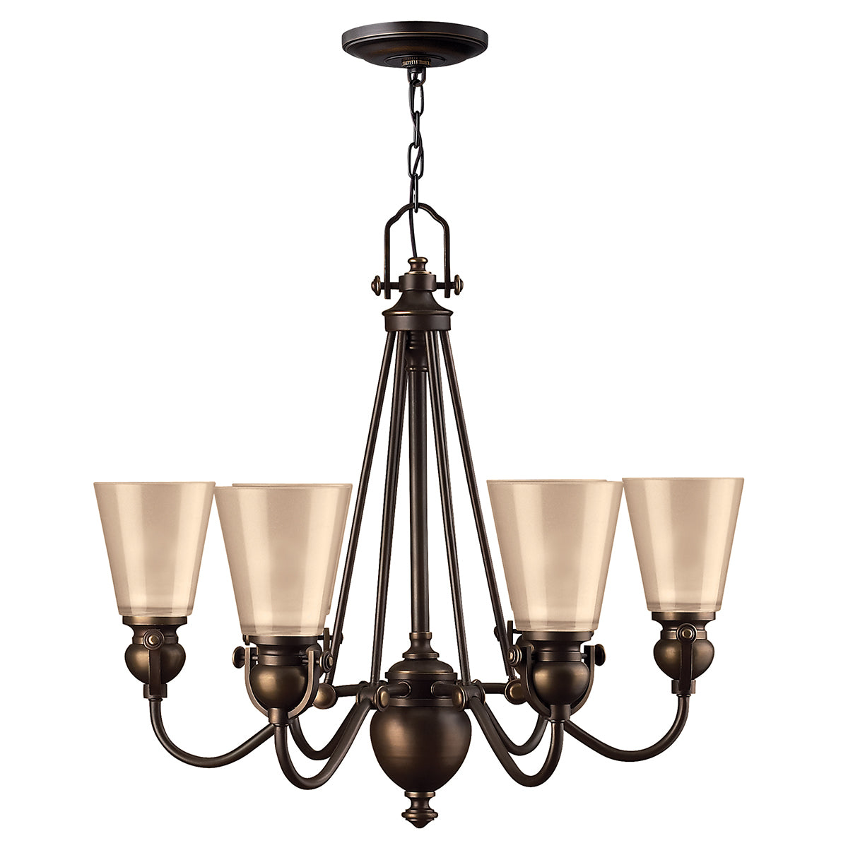 Mayflower 6-Light Chandelier (Olde Bronze Finish)