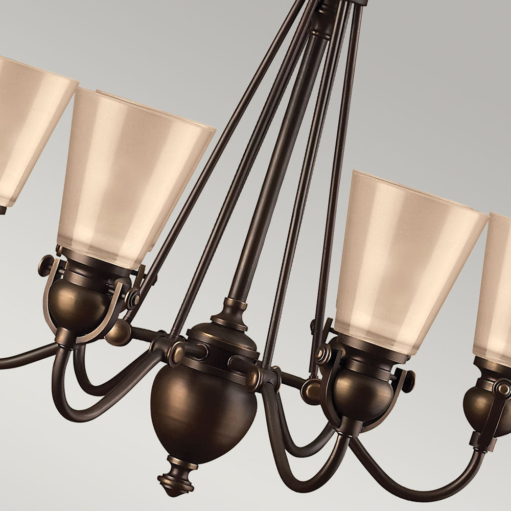 Mayflower 6-Light Chandelier (Olde Bronze Finish)