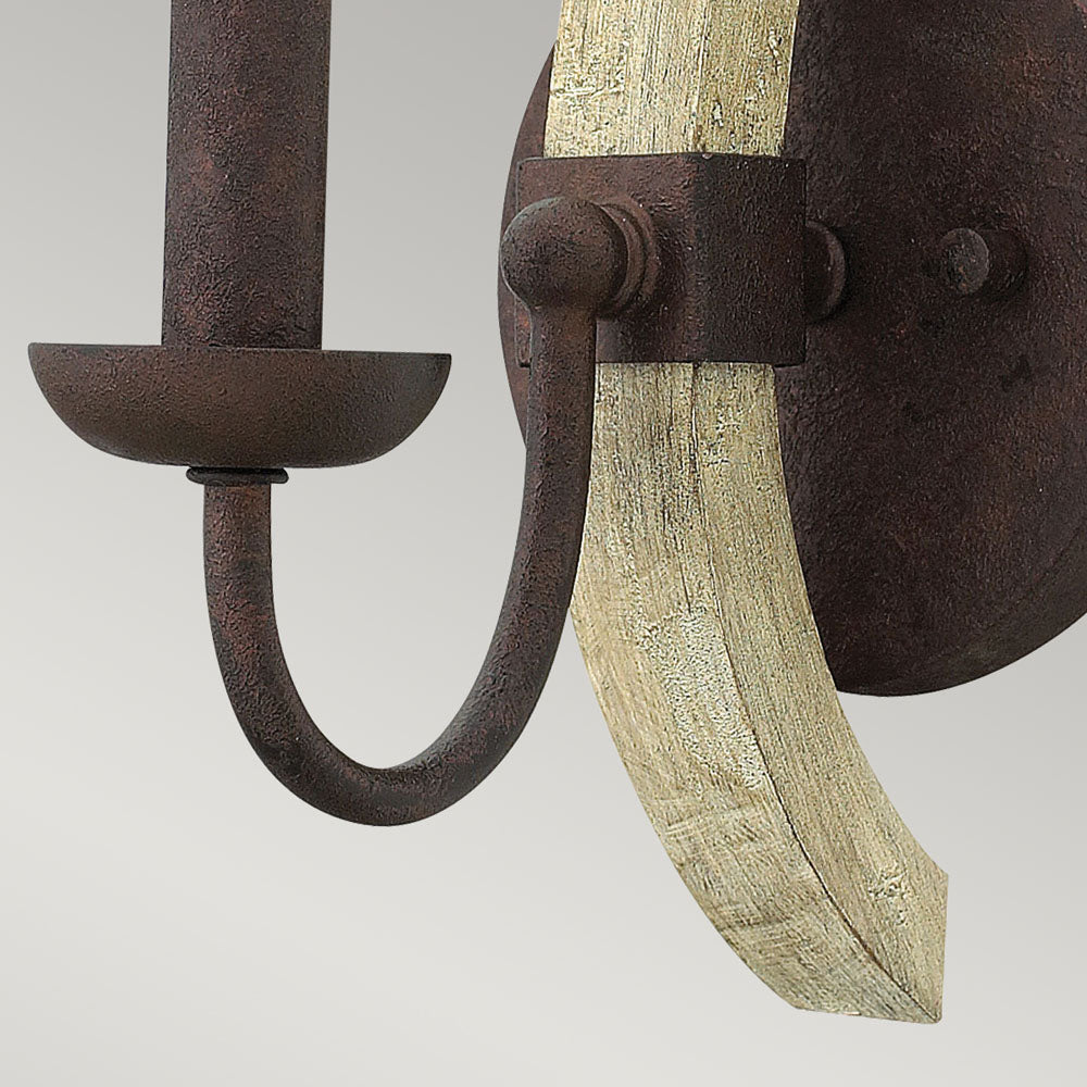 Middlefield 1-Light Wall Sconce (Rustic Chic Design)