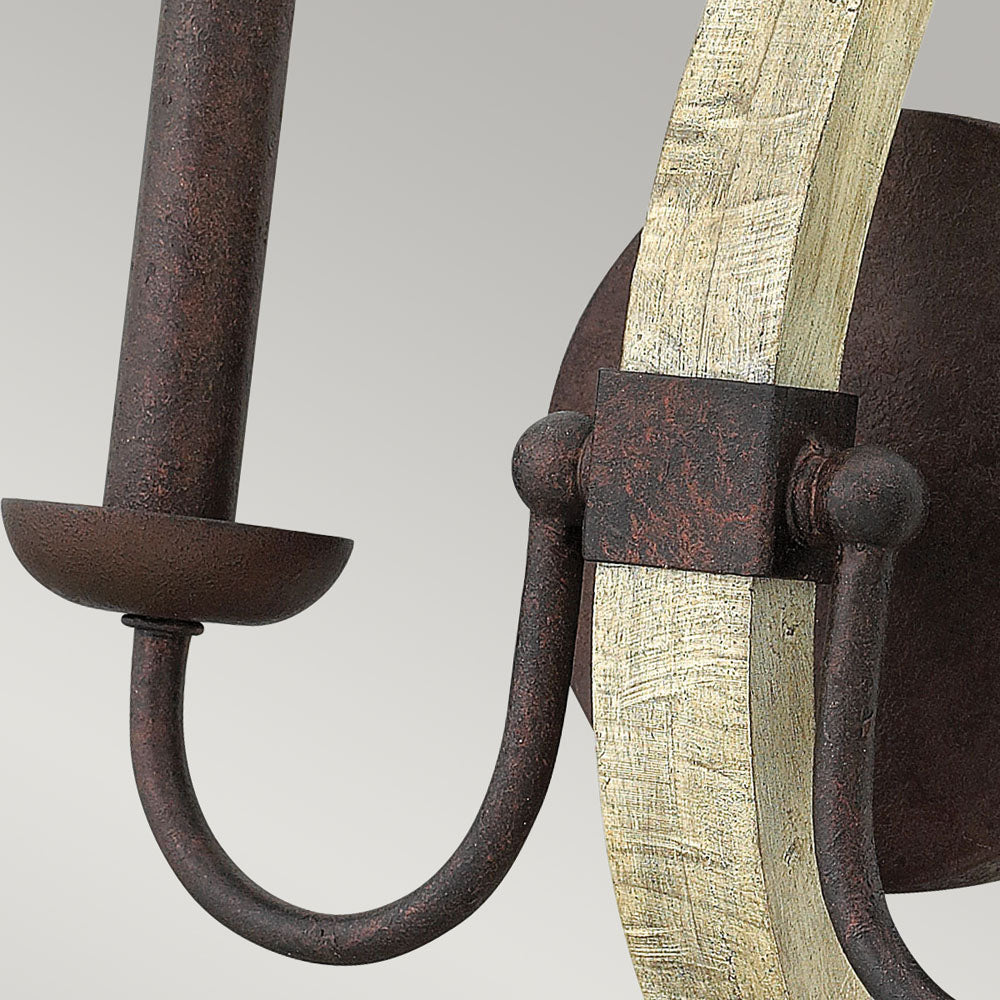 Middlefield 2-Light Wall Sconce (Rustic Chic Design)