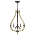 Middlefield 3-Light Chandelier (Rustic Chic Design)