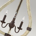 Middlefield 3-Light Chandelier (Rustic Chic Design)