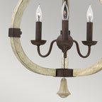 Middlefield 3-Light Chandelier (Rustic Chic Design)
