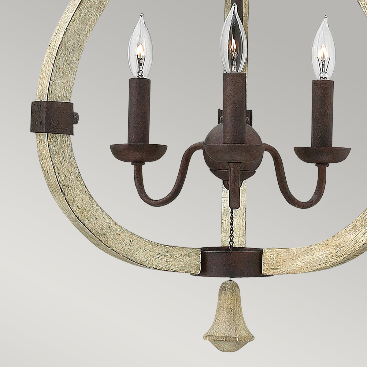 Middlefield 3-Light Chandelier (Rustic Chic Design)