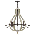 Middlefield 6-Light Chandelier (Rustic Chic Design)