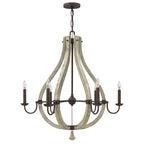 Middlefield 6-Light Chandelier (Rustic Chic Design)