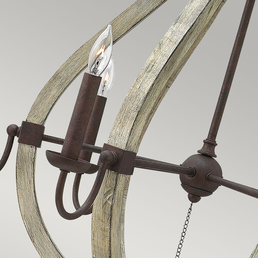 Middlefield 6-Light Chandelier (Rustic Chic Design)