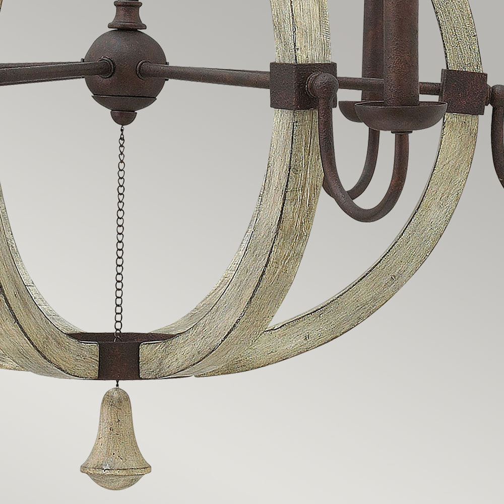 Middlefield 6-Light Chandelier (Rustic Chic Design)