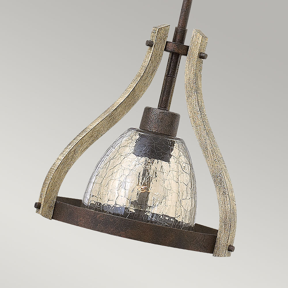 Middlefield 1-Light Mini Pendant (Rustic Chic Design)