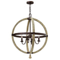Middlefield 4-Light Chandelier (Rustic Chic Design)