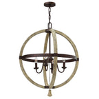 Middlefield 4-Light Chandelier (Rustic Chic Design)