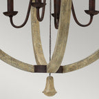 Middlefield 4-Light Chandelier (Rustic Chic Design)