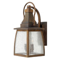Montauk 2-Light Small Wall Sconce (Solid Brass)