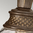 Plantation 1-Light Bathroom Wall Sconce (Pearl Bronze)
