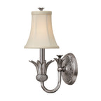 Plantation 1-Light Wall Sconce (Polished Antique Nickel Finish)