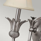 Plantation 1-Light Wall Sconce (Polished Antique Nickel Finish)