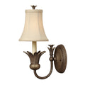 Plantation 1-Light Wall Sconce (Pearl Bronze Finish)