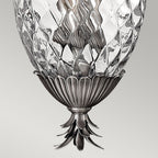 Plantation 4-Light Pendant Light (Polished Antique Nickel Finish)