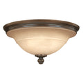 Plymouth 3-Light Flush Mount (Old Bronze Finish)