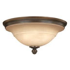 Plymouth 3-Light Flush Mount (Old Bronze Finish)