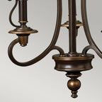Plymouth 3-Light Chandelier (Old Bronze Finish)