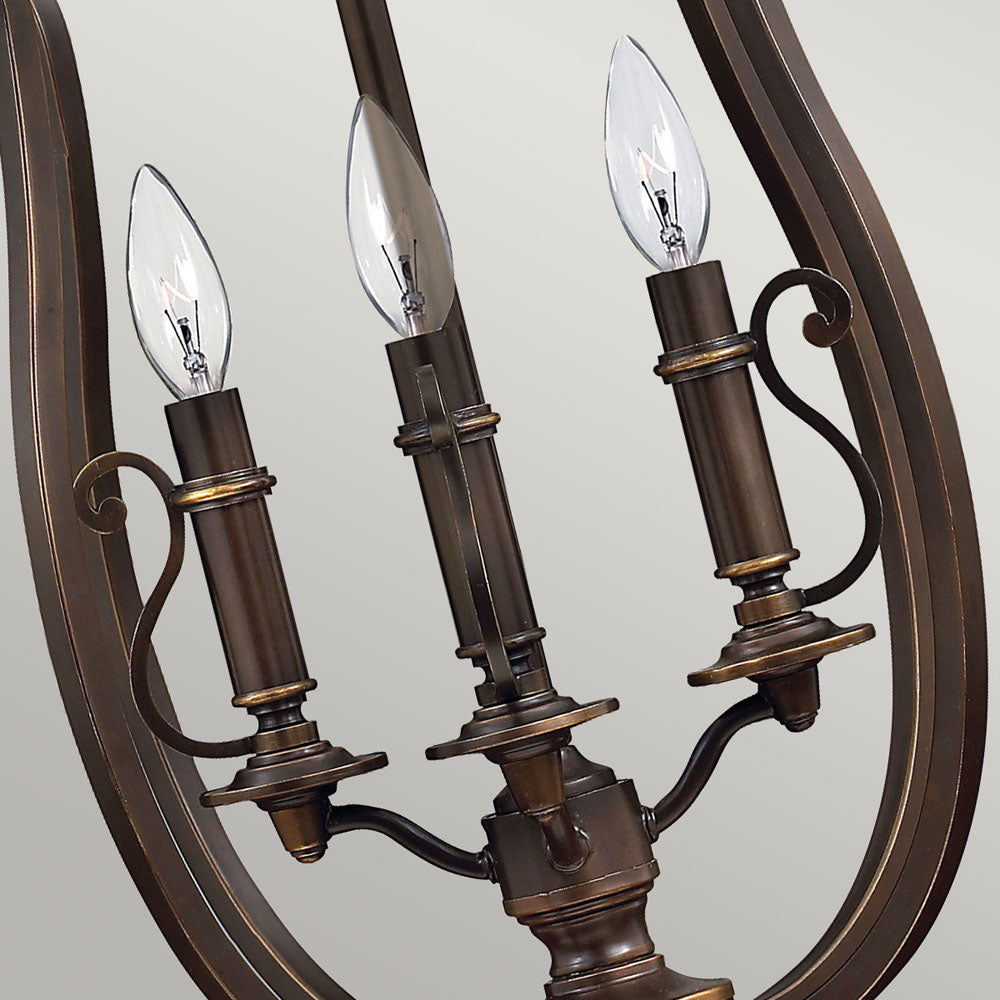 Plymouth 4-Light Pendant Light (Old Bronze Finish)